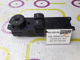 Comando de Vidros Frt / Esq  Ford Focus III   Cv de 2015 - Ref OEM : DT1T14A132FA